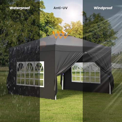 Bealife CT10 10x10 Pop-Up Canopy Tent Review: Portable Shelter with Removable Walls image 27