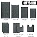 MAYSHINE Around Toilet Area Rug | Soft Non-Slip Bathroom Mat, Absorbent Microfiber, Machine Washable | Alfombra de Baño para Inodoro, Antideslizante y Lavable | Luxury Mat | 24