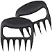 Opeix 1 Bear Paws Shredder Claws, Easily Lift, Handle, Sh, Black