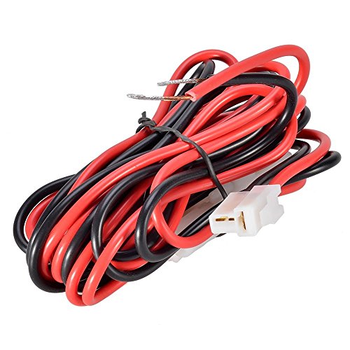 cable de alimentación de cc para radio móvil de coche en forma de t eoocvt de 9,85 pies para kenwood tm-741 tm-v7 tm-g707 tm-d700 yaesu ft-1807 ft-8800 3 metros de largo