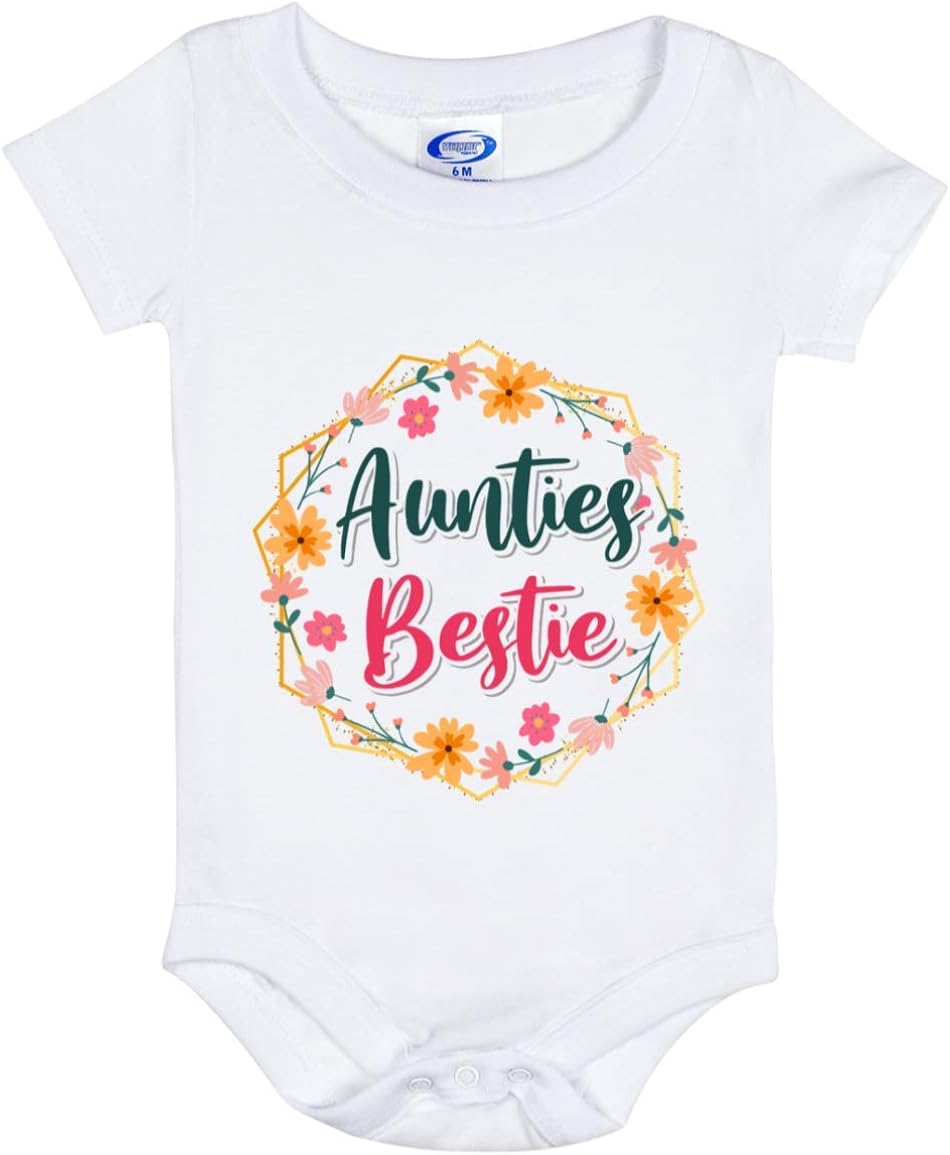 FamWix Cute Aunties Bestie Baby Onesie Baby Infant
