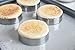 Fox Run English Muffin Ring Molds, Set of 4, Stainless Steel