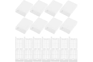 Baluue Scientific Tissue Embedding Cassettes One-Piece Plastic Boxes with Lids for Histology Lab Processing Dehydration Squar