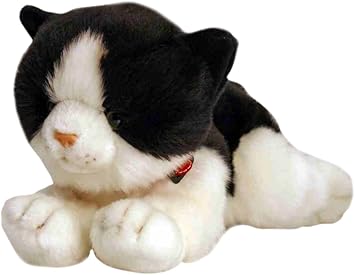 Keel Toys 64733 Peluche Chat Noir Et Blanc 30 Cm