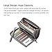 Women RFID Blocking Wallet Genuine Leather Zip Around Clutch Large Travel Purse Grey