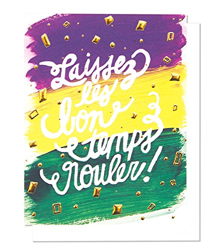 Mardi Gras A2 Cards (emboss + foil stamp)