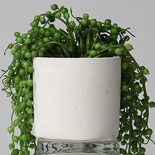 Fake Hanging Plants String of Pearls Plant Hanging Succulents Plants