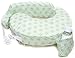 My Brest Friend Original Nursing Posture Pillow, Green Sage Dotted Daisies