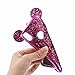 iPhone X Case Glitter, Umiko(TM) Luxury 3D Mickey & Minnie Mouse Ears Crystal Diamond Bling Rhinestone Sparkle Diamond Protective TPU Rubber Case with Strap for Apple iPhone X, Hot Pink
