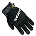 Rapdom Tactical Security Digital Leather Gloves, Black, Small