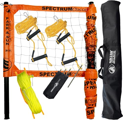 Park & Sun Sports Spectrum Classic: Adjustable Professional Outdoor Volleyball Net System