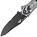 Benchmade - Rift 950SBK Knife, Black G10 Handle, Reverse Tanto Blade, Serrated Edge, Coated Finish, Made in the USA