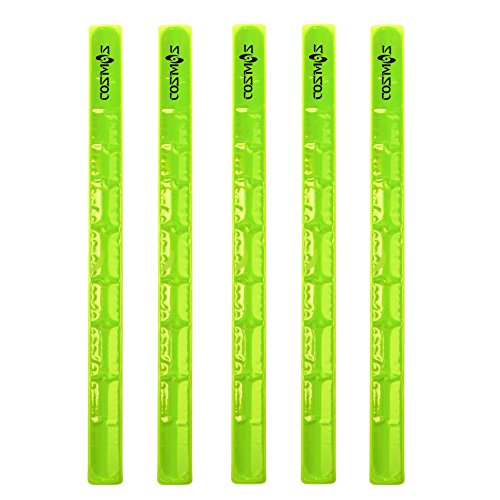 Cosmos® reflective snap pop band bracelets pant cuff s…