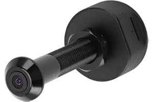 Diyeeni 1080P Peephole Camera, 150° Wide Angle Door Eye Hole Cameras for Home, Aluminum Cordless Door Viewer Camera with APP, Cloud & TF Card Storage (Black)