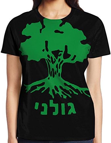 Women GOLANI BRIGADE IDF Israeli Defence Force Stylish Casual Design 3D Printed Short Sleeve T Shirts Tees Small