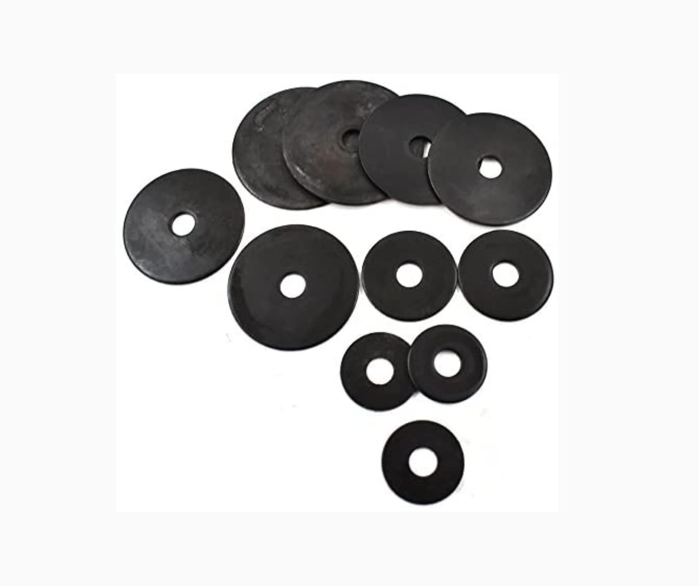 Pack of 6 Black Stainless Steel Penny Washers M3 M4 M5 M6 M8 M10 Blackened Metal Washer (M8 x 24mm)