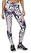 Velocity - Soft, Comfy, Printed Leggings – Full Length Yoga Pants – Oil Float Fuchsia – Large