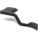 Haoge THB-XT30B Metal Hot Shoe Thumb Up Rest Hand Grip for Fujifilm XT50 Fuji X-T10 X-T20 X-T30 XT10 XT20 XT30 II Camera Black