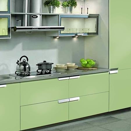KINLO 0.61 * 15M PVC Pegatina de Mueble Papel Pintado Verde ...