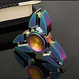 Hot Sale! AMA(TM) Hands Spinner Tri-Spinner Fidgets Fingertip Bearing Toy EDC Focus Gyro Toy (Multicolor)