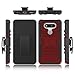 Elegant Choise LG V20 Case, LG V20 Holster Case, Heavy Duty Dual Layer Full Body Protective Kickstand Case Cover with Belt Clip Holster Case for LG V20 (Red/Black)