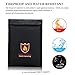 Fireproof Document Safe Bag, Fire & Water Resistant Safe Pouch with Zipper Enclosure Envelope for Confidential Secret Files Money/Passport/Legal Documents Valuables Protection (15