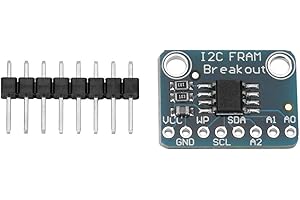 THINCOL Fram Breakout, 32KB I2C Non-Volatile Fram Breakout Board, Read and Written Instantaneously,for Low Power Data Loggers and Buffering Data