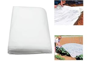 Alpurple Winter Plant Covers Freeze Protection - 19.6 x 6.5 Feet Warm Rectangle Plant Protection Cover, Frost Cloth Blanket Protecting Fruit Tree Potted Plants from Freezing Animals Eating