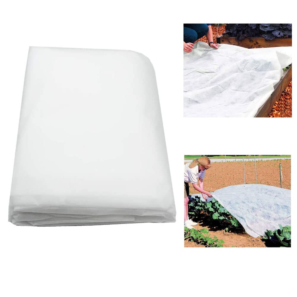 Garden Fleece Frost Protection Fleece Plant Antifreeze Cloth Winter Plant Protection Fabric, Cover From Birds and Insects 2x6M