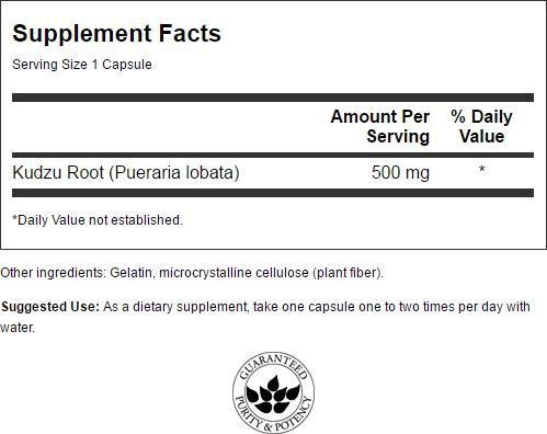 Swanson Kudzu Root Cardiovascular Liver Health Supplement 500 mg 60 Capsules (Caps) - //medicalbooks.filipinodoctors.org