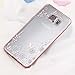 Samsung Galaxy Note 5 Case,Inspirationc [Secret Garden] Rose Gold and White TPU Plating Clear Shiny Cover Series for Samsung Galaxy Note 5-Swarovski