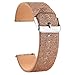 Moonooda Compatible for Fitbit Versa Band Women, Replacement Wristband Glitter Sparkle for Smartwatch Versa,Women Elegant Strap Compatible for Fitbit Versa, Rose Gold