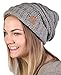 Funky Junque Oversized Beanie - Dove Grey (Confetti)