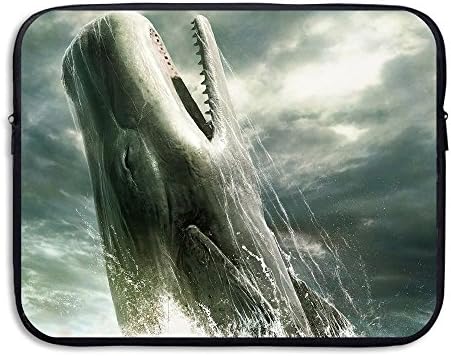 Jingclor Business Briefcase Sleeve Natural Big Whales Illustration Laptop Sleeve Case Cover Handbag For 15 Inch Macbook Pro/Macbook Air/Asus/Dell/Lenovo/Hp/Samsung/Sony/Women &amp; Men