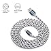 Aasama 6 Feet Certified Nylon Braided 8 Pin Lightning to USB Cable (3 Pack)