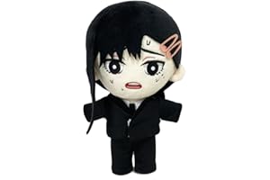 JCvCX Kobeni Plush Toy Himeno Anime Stuffed Plush Figure Makima Denji Cosplay Plushies Makima Costume Soft Plush Pillow Kiga Plush Doll Cloths and Pants Detachable (kobeni)