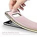 LOHASIC Galaxy S10 Case, Ultra Slim Leather Soft Flexible Vintage Full Body Non-Slip Grip Lovely Pink Protective Cover Girly Cases for Samsung Galaxy S10 (2019) - Rose Gold