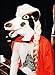 Lubber Costume Cow Mask Latex Animal Head Mas Black