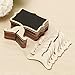Leyaron 15 Pack Mini Chalkboards Place Cards with Easel Stand - Wood Rectangle Small Chalkboard Signs for Wedding, Birthday Parties, Table Numbers, Food Signs and Special Event Decoration
