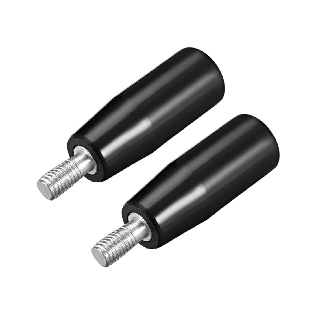 sourcing map 2 Pcs Revolving Handwheel Machine Handle M8 Male Threaded Stem 51mm Handle Length for Milling Machine