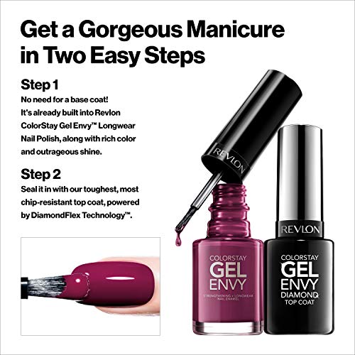 Revlon Nail Polish, ColorStay Gel Envy Nail Polish, Chip Resistant