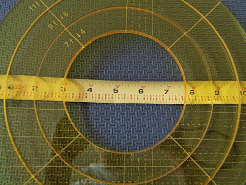 NGOSEW Quilting Template Ruler 5mm Nesting Rings for Long Arm, High Shank Machines