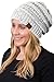Funky Junque Confetti Knit Beanie - Ivory