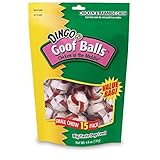 Dingo Goofballs Chicken & Rawhide Chews, Small, 15-Count(2Pack)