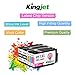 Kingjet Compatible Ink Cartridge Replacement for 950XL 951XL Work with Officejet Pro 8100 8600 8610 8615 8620 8625 8630 Printers, (1Set+1BK) with Updated Chips