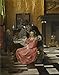 High Quality Polyster Canvas ,the Amazing Art Decorative Prints On Canvas Of Oil Painting 'Delft An Interior With A Woman Refusing A Glass Of Wine ', 24 X 31 Inch / 61 X 78 Cm Is Best For Gym Decor And Home Gallery Art And Gifts