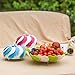 Premium Designer Fruit Bowl & Candy Dish is the Ultimate Tray/Platter & Plate, FREE 6 Stainless Steel Forks Included, Awesome Fruit Basket for Parties, Weddings, Baby Showers, Office, Shatter Proof