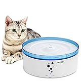 Abdtech Cat/ Kitty/ Dog Drinking Water Fountain-Quadruple Filtering-Automatically Gives The Pet Fresh And Clean Drinking Water-0.8 Gallon Large Capacity-3 Smart Working Modes And Mute Pump Design