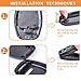 MIKKUPPA Key Shell Replacement for Honda CR-V Odyssey Accord Crosstour Civic CR-Z Fit Key Fob Cover with Screwdriver