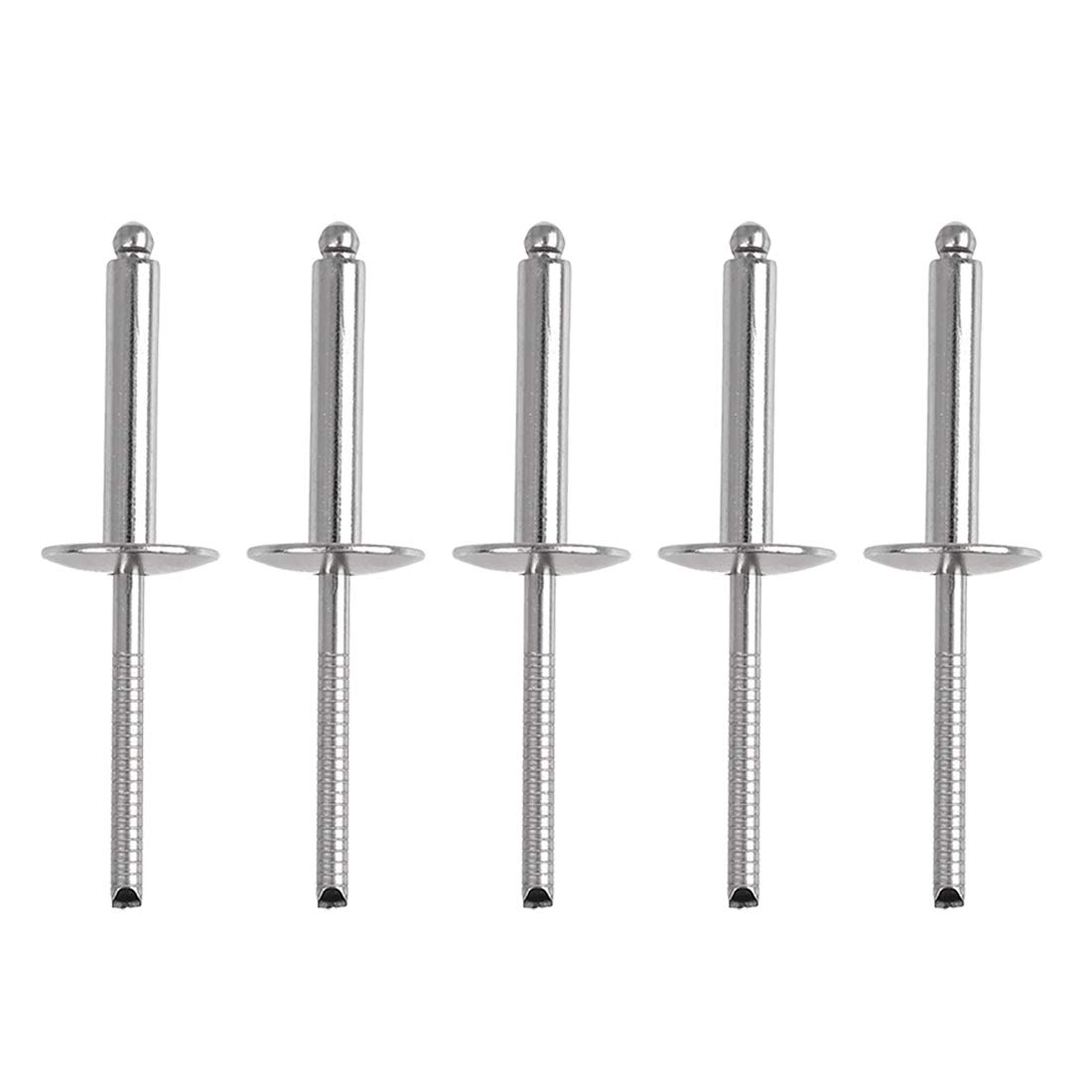 X AUTOHAUX 5pcs Blind Rivet Grip 4.8mm x 25mm Mandrel 2.8mm Dia. for Car